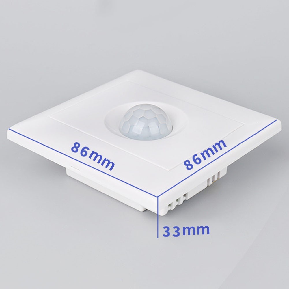 Wall Mounted Light Control Sensor Switch with 1 Million Mechanical Life Cycles