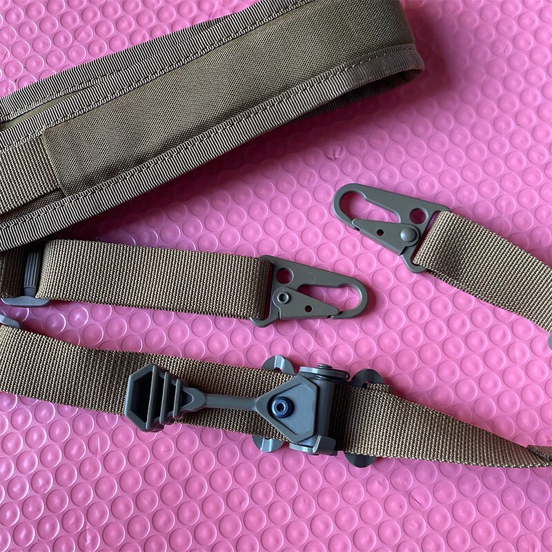 Tactical Ferro Slingster Sling Tan With Hardware (Brown)