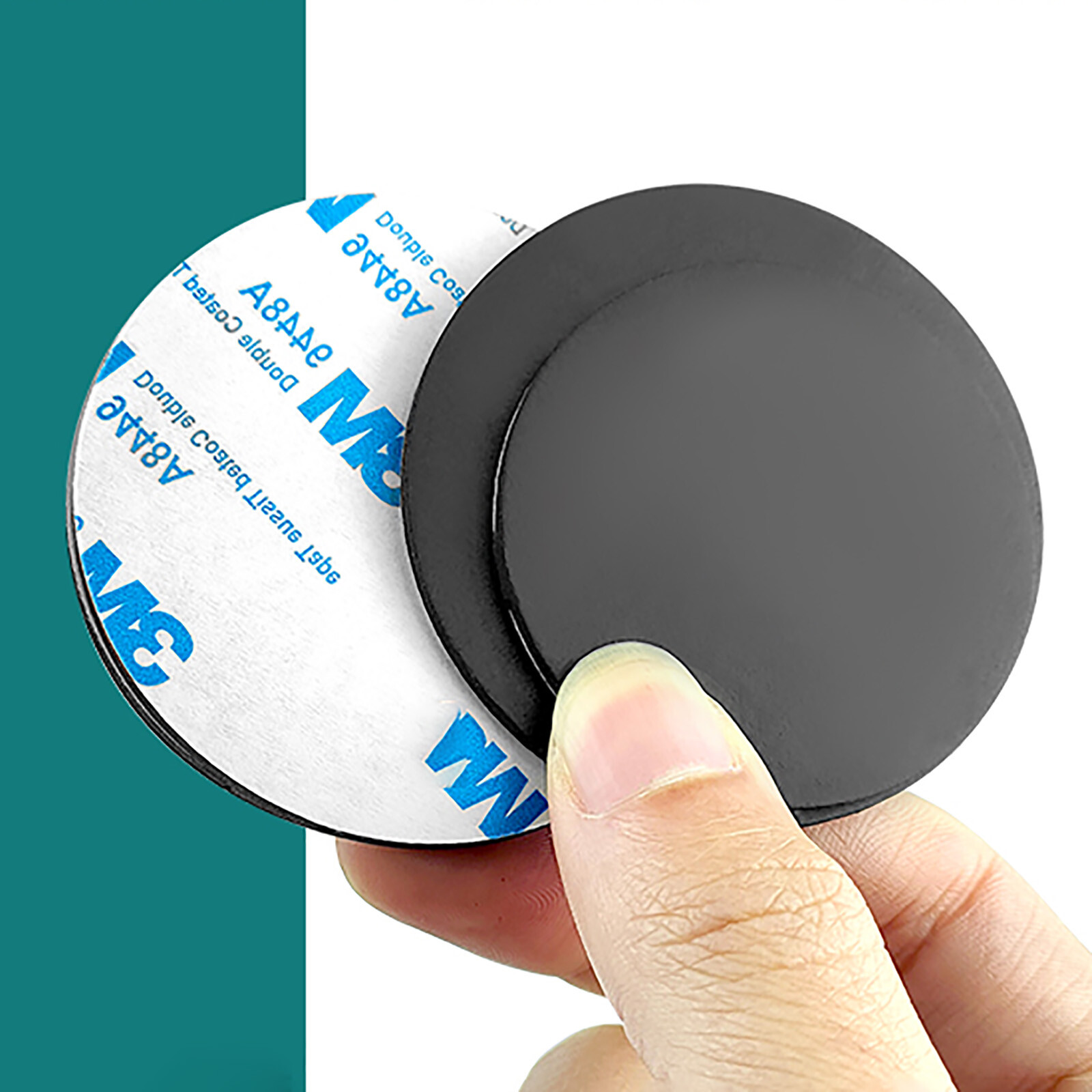 10Pcs Rubber Solid Discs Self Adhesive Round Pad Sealing Cushioning Dia 5-150mm
