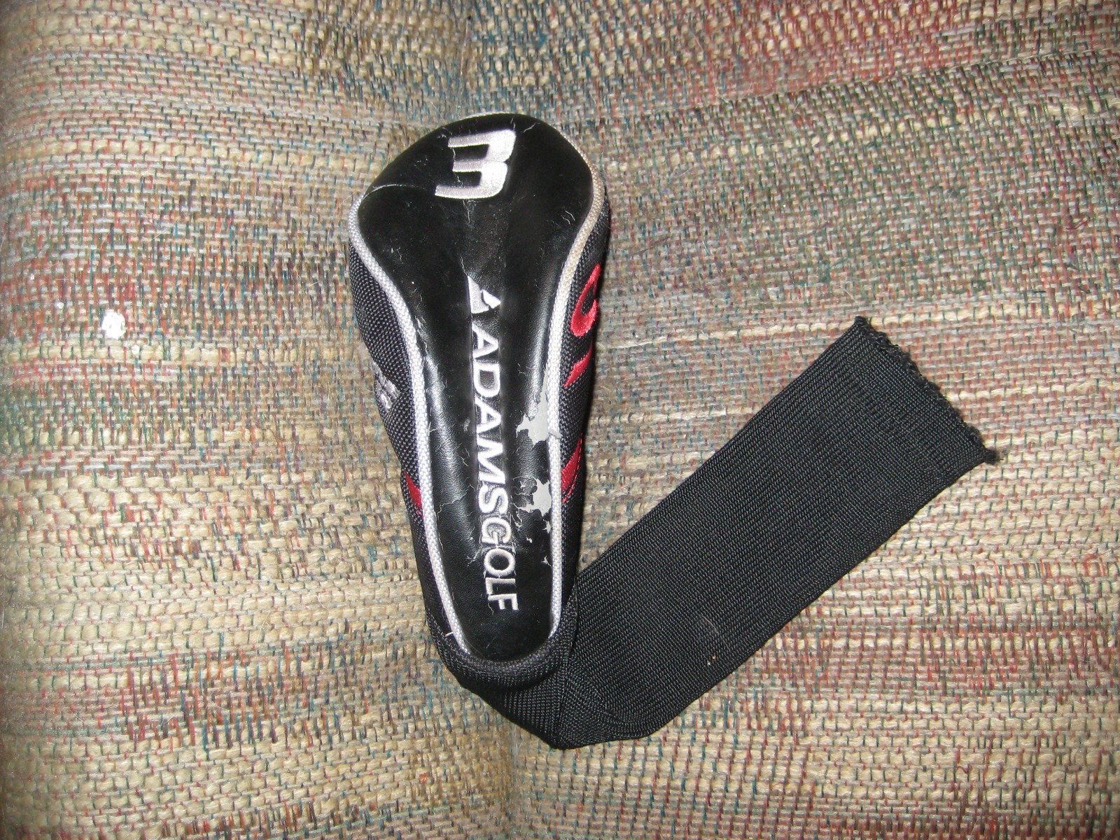 slightly used Adams Speedline Fast 12  fairway 3 wood Headcover w number Black