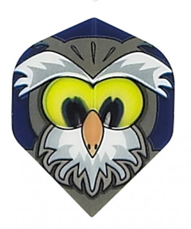 RUTHLESS OWL Standard Flights 100 Micron (Ex-Tough) 5 sets 15 flights) tracked