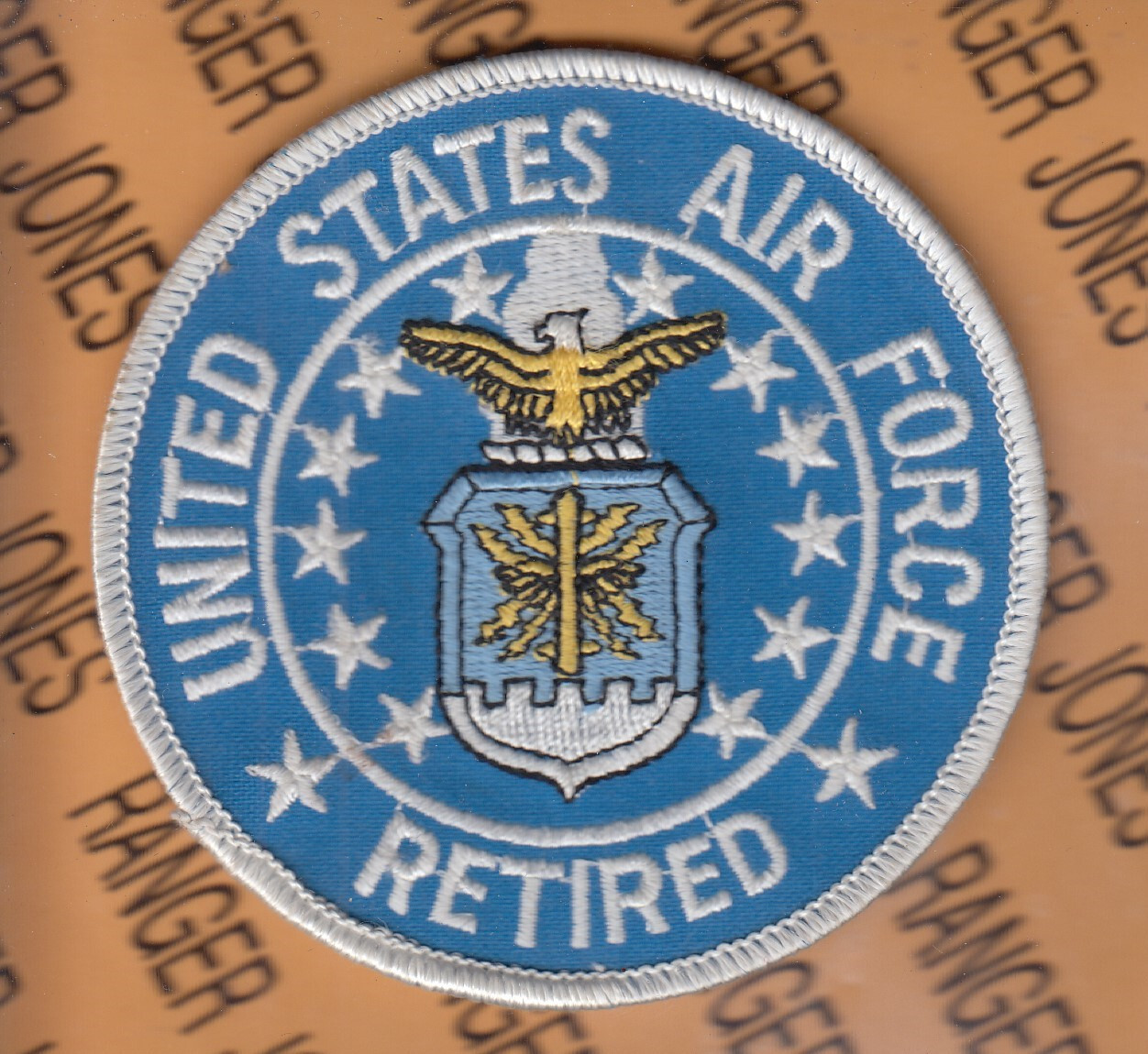 USAF United States Air Force Retired ~3.5" patch m/e