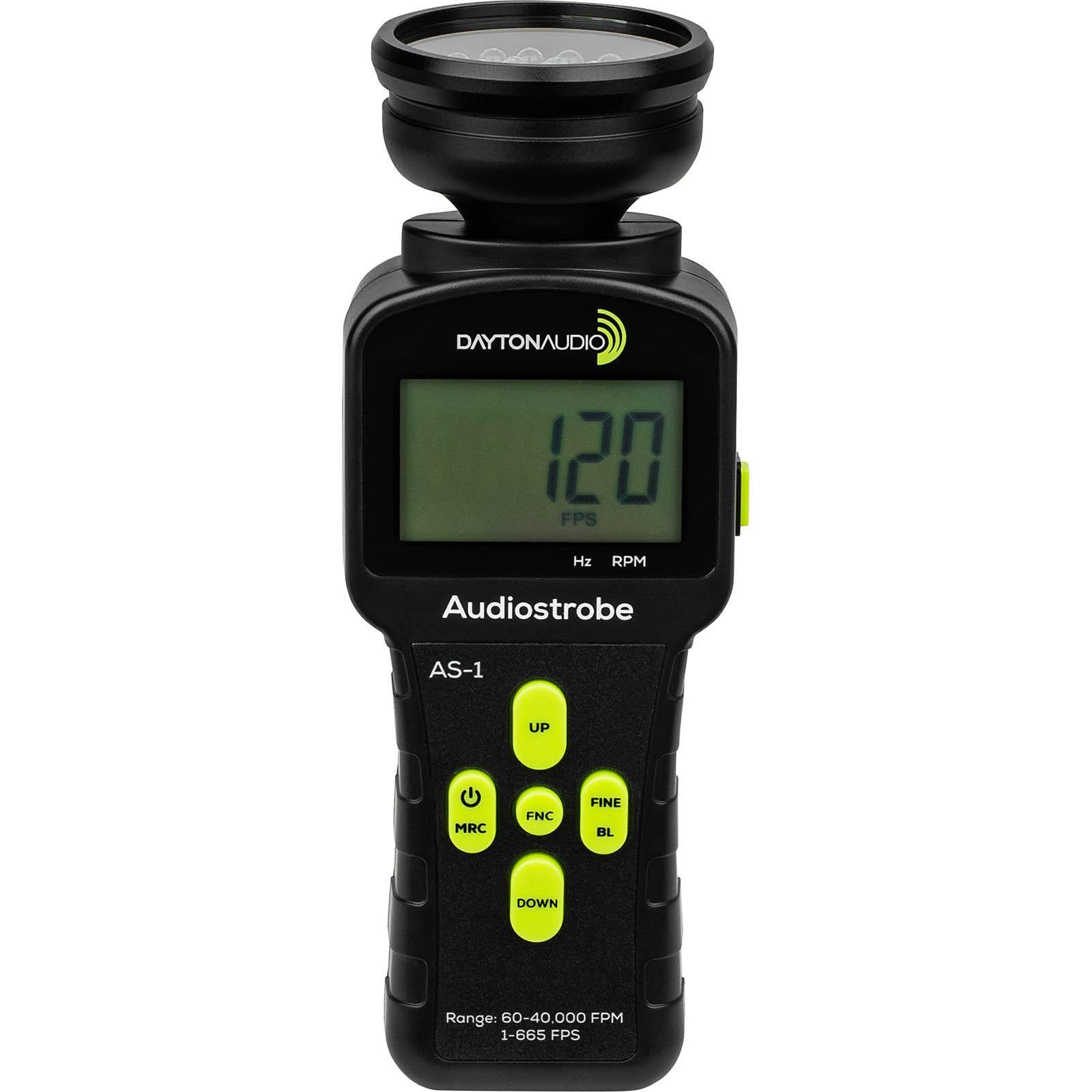 Dayton Audio AS-1 Audio Stroboscope Woofer Analyzer 1-665Hz