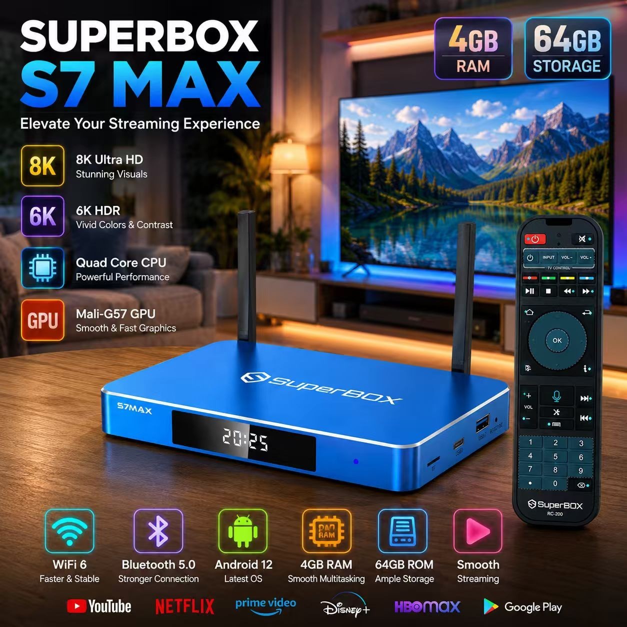 2026 SuperBOX S7 MAX - Lifetime Support - Authorized Distribut