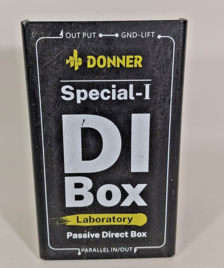 Donner Special-Ⅰ Professional High-Performance Passive DI-Box Unit Hum BLACK