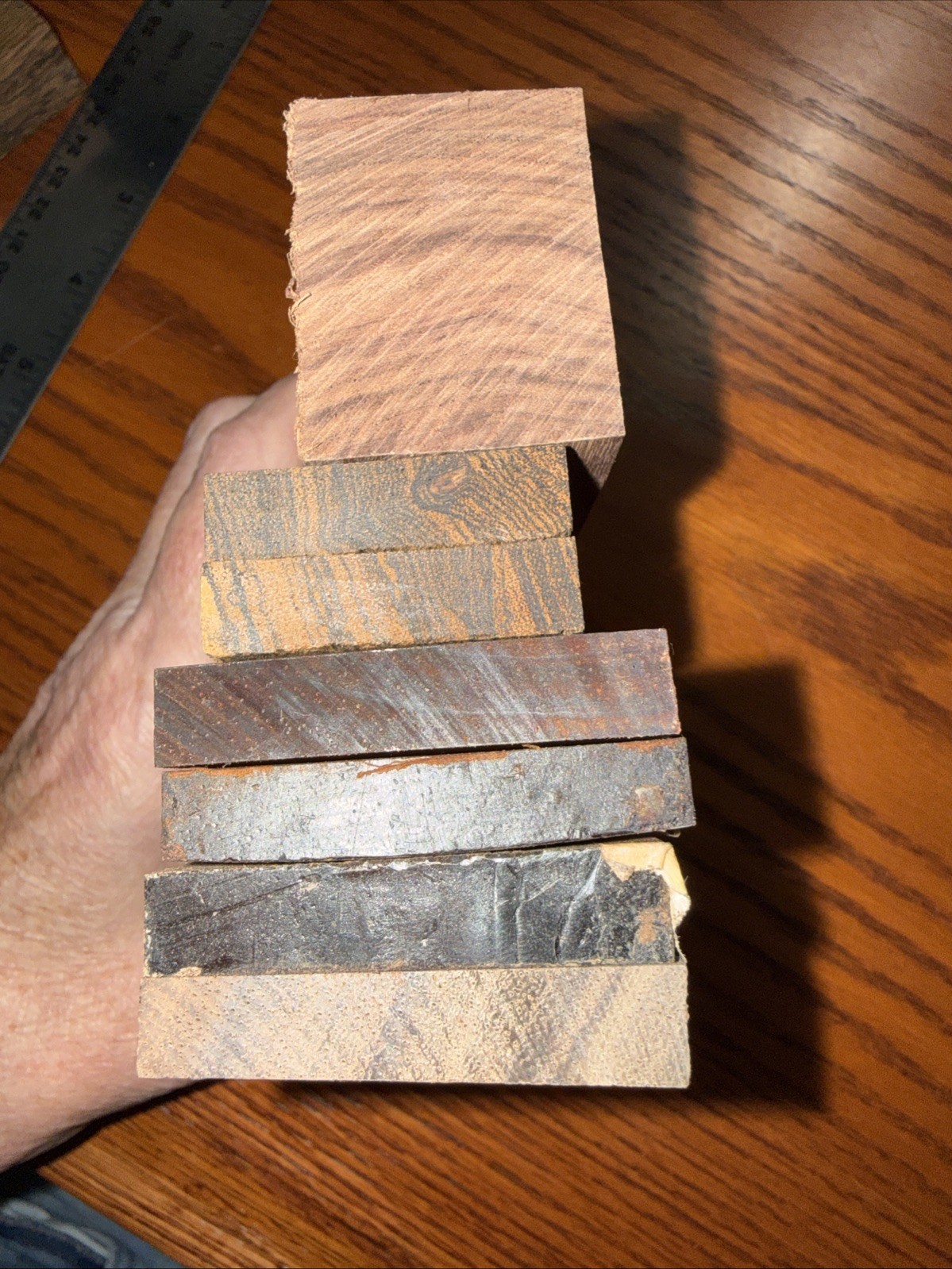Premium Exotic Knife Handle Wood Blanks 5”