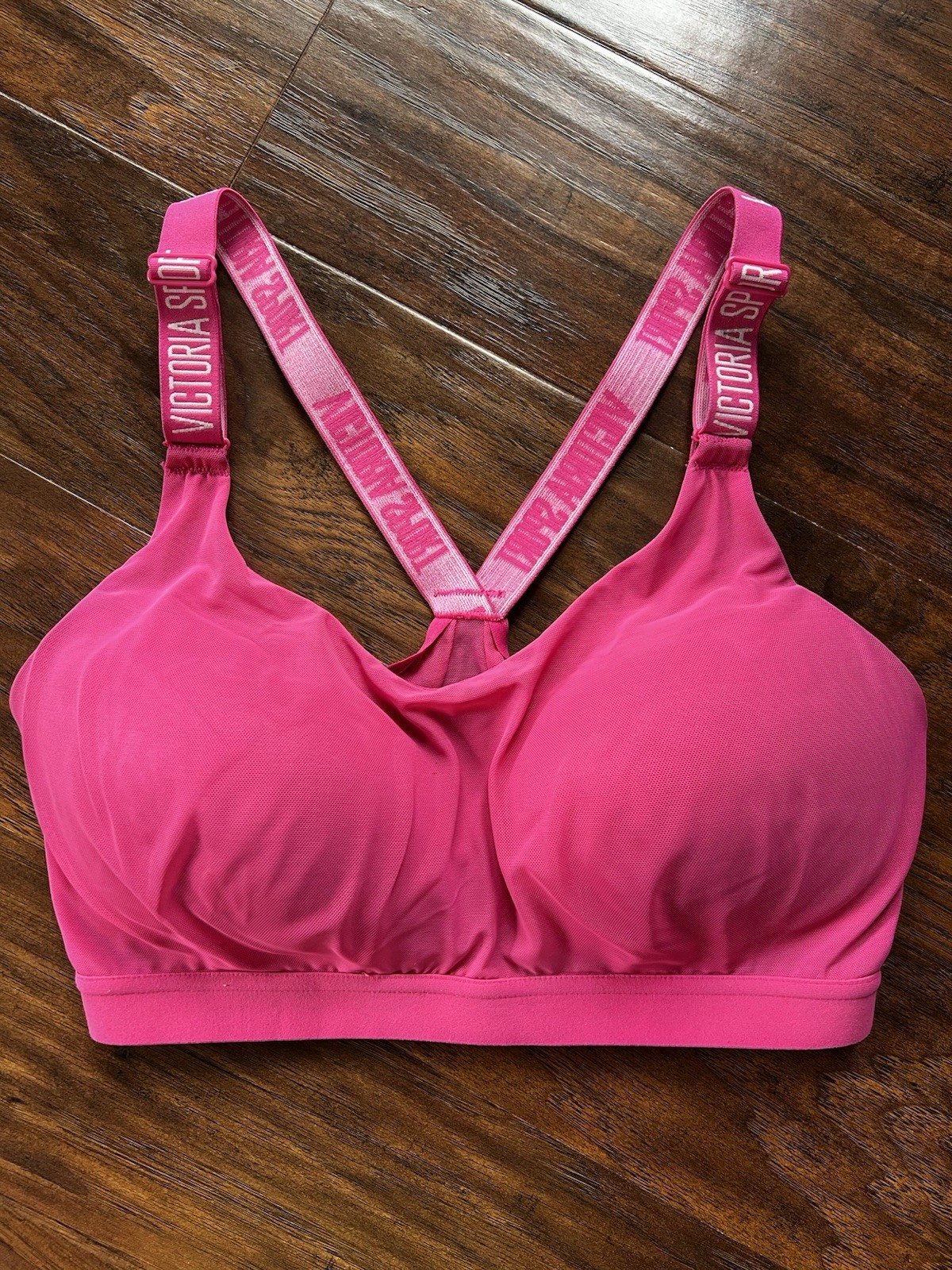 Victoria's Secret Sport Bra Lightweight Womens Size 32DD Pink EUC!
