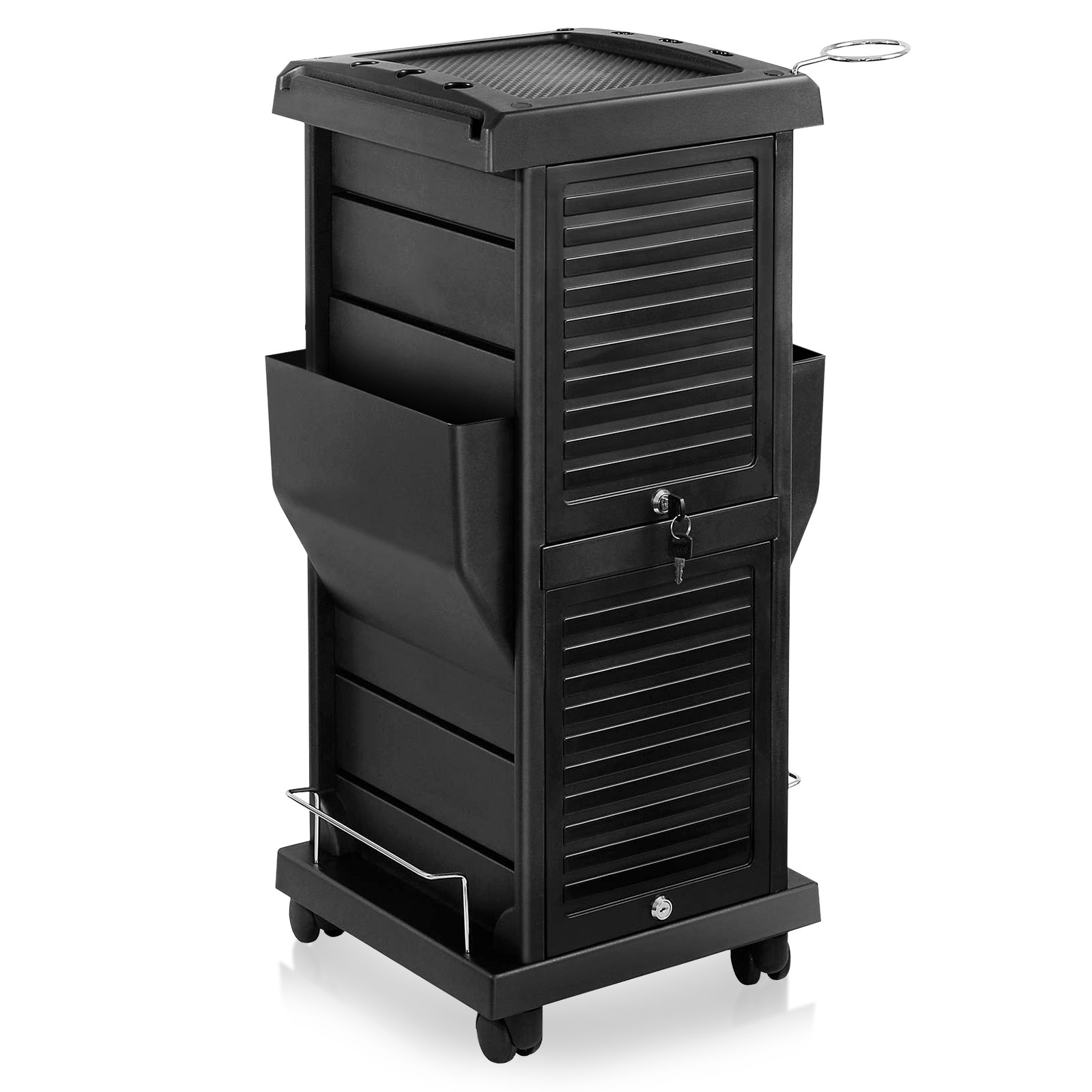 OPEN BOX - Hair Salon Trolley Mobile Cart Locking
