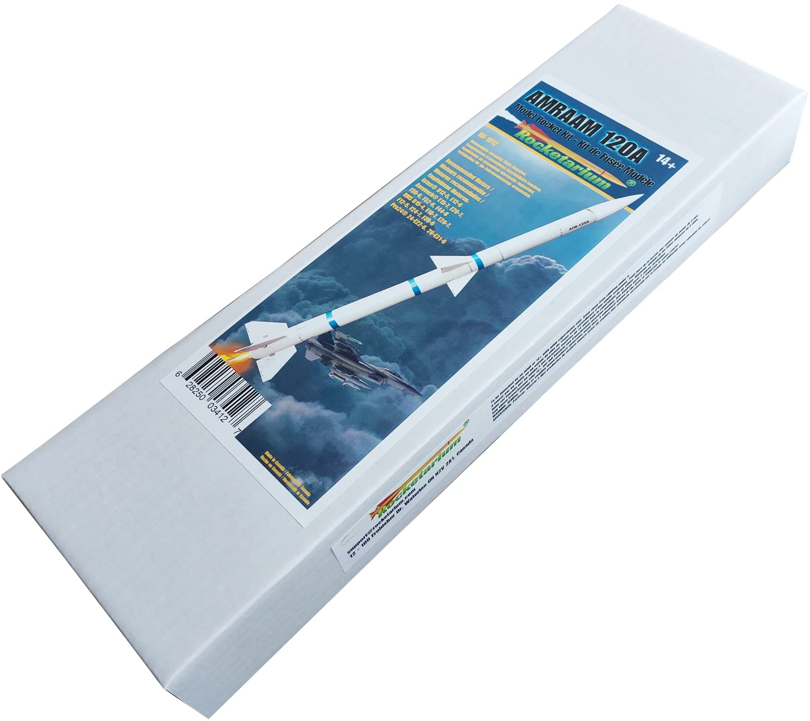 Rocketarium Flying Model Rocket Kit AMRAAM 120A. RK-1012