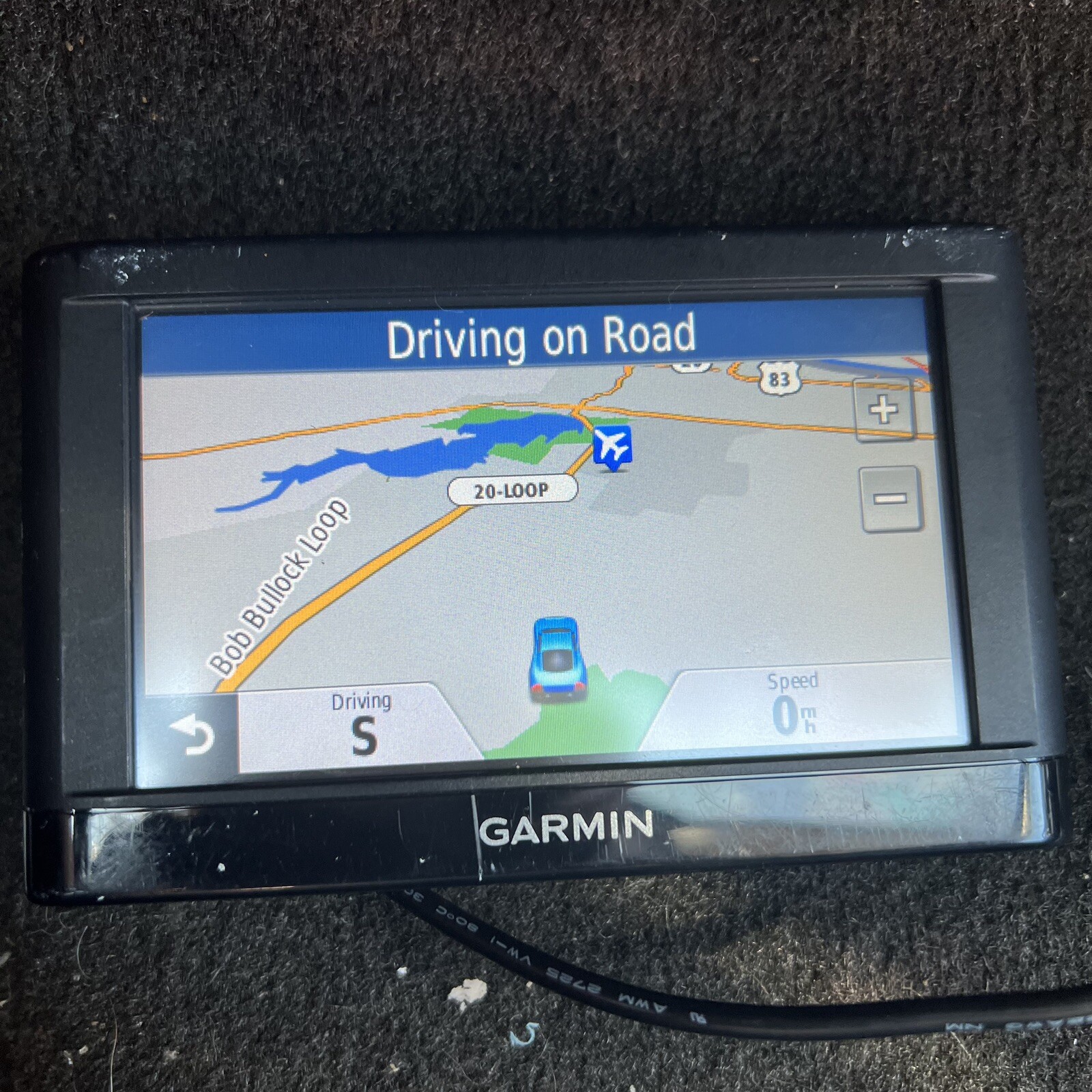 Garmin Nuvi 42LM 4.3" Portable GPS Navigator Plus Car Charger Tested