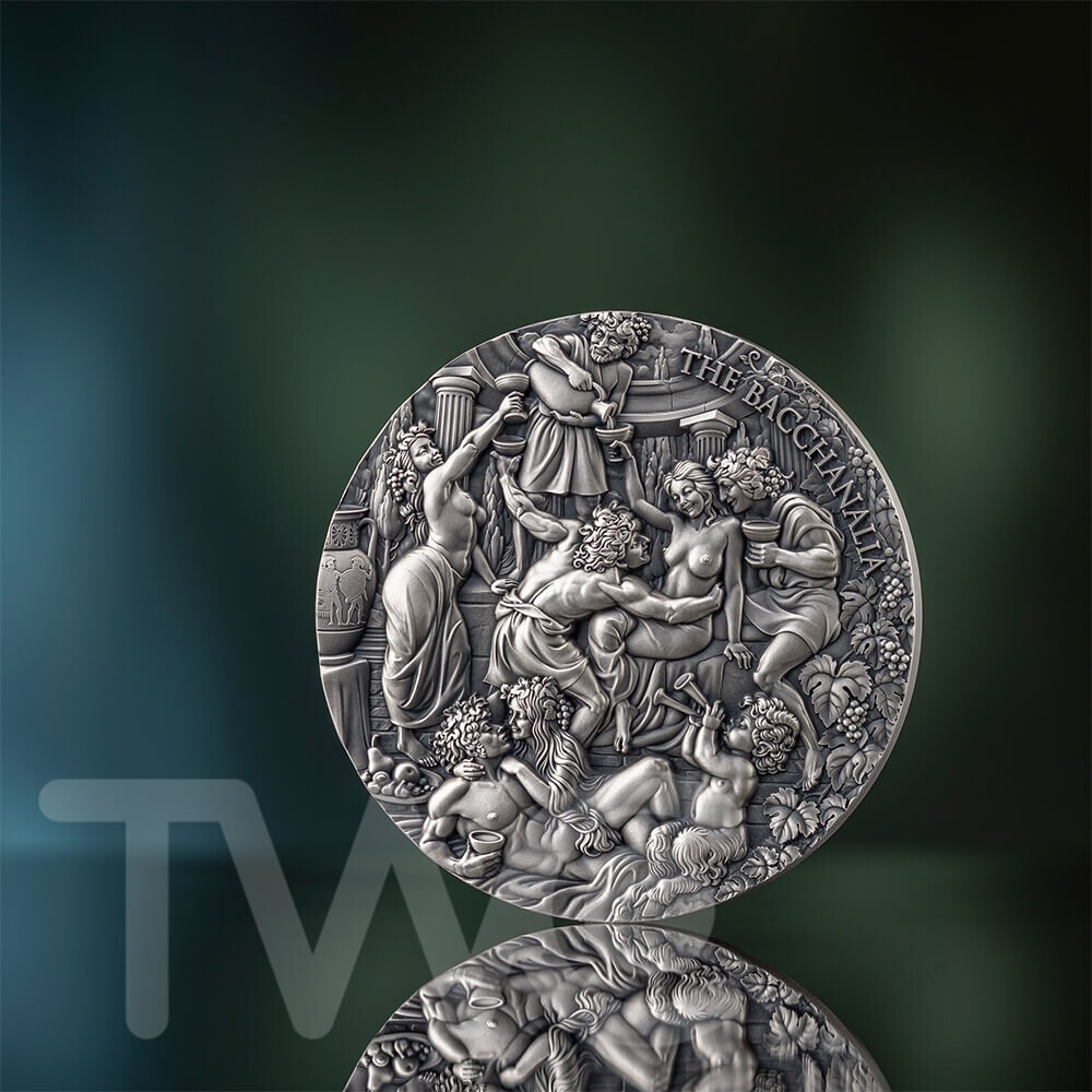 #4/#6/#8/#9 The Bacchanalia Celestial Beauty 5 oz Silver Coin Cameroon 2025