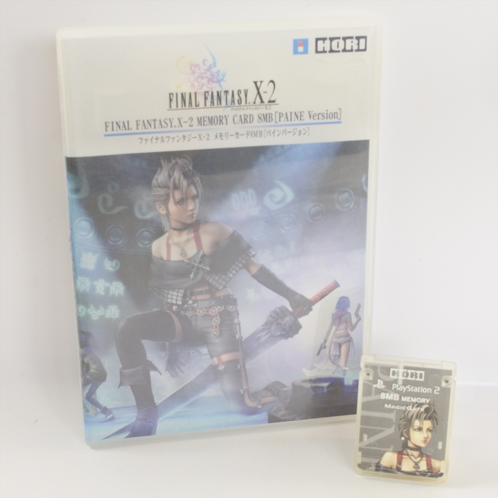 PS2 Memory Card FINAL FANTASY X-2 Paine with Case  8MB Hori Playstation 2 2380