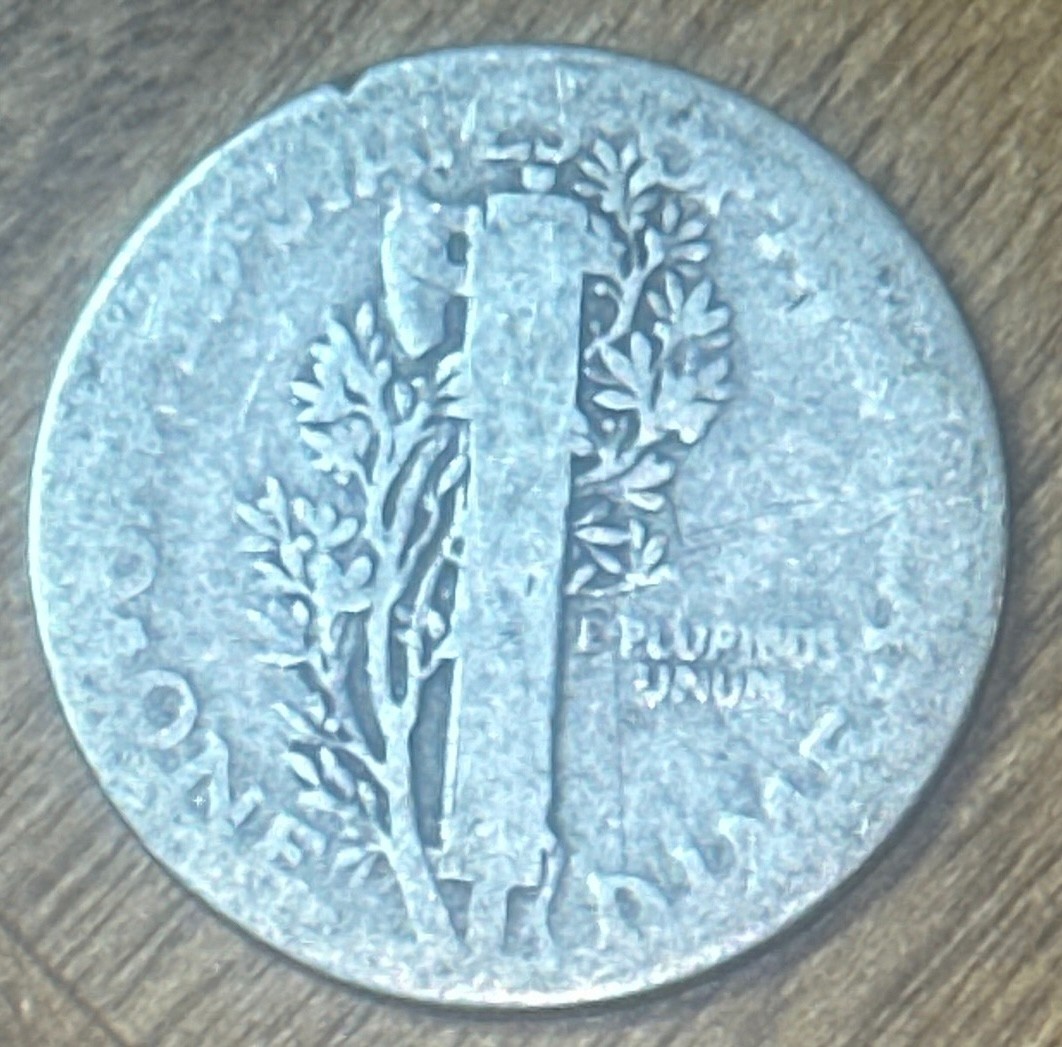 1918 - P * MERCURY DIME * 10c CENT US COIN * 90% SILVER