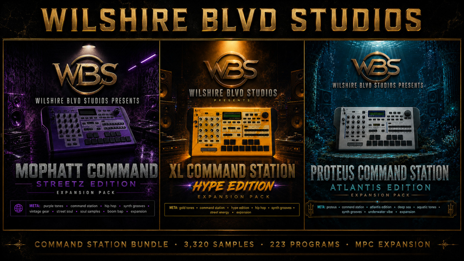 E-mu MPC Expansions-MoPhatt XL Proteus 223 Programs 3,320 Samples + Midi Files
