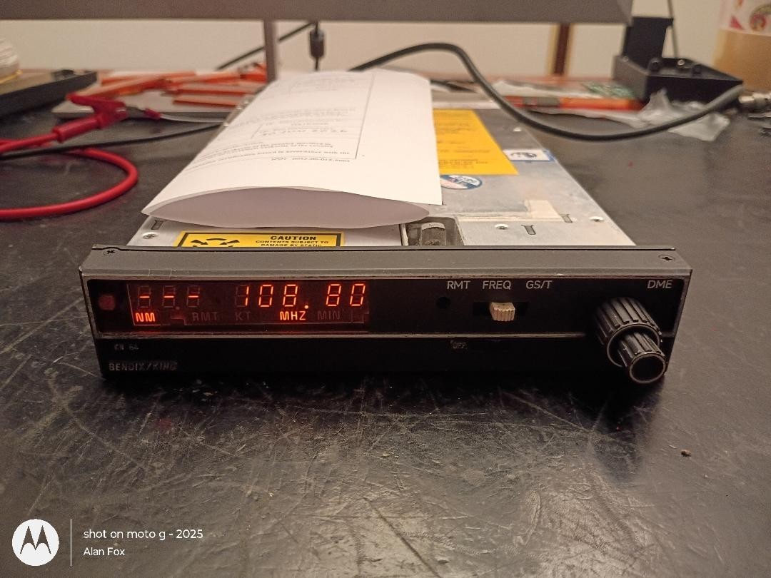 Bendix King KN 64 DME - Tested with New FAA 8130-3 Form  YELLOW TAGGED