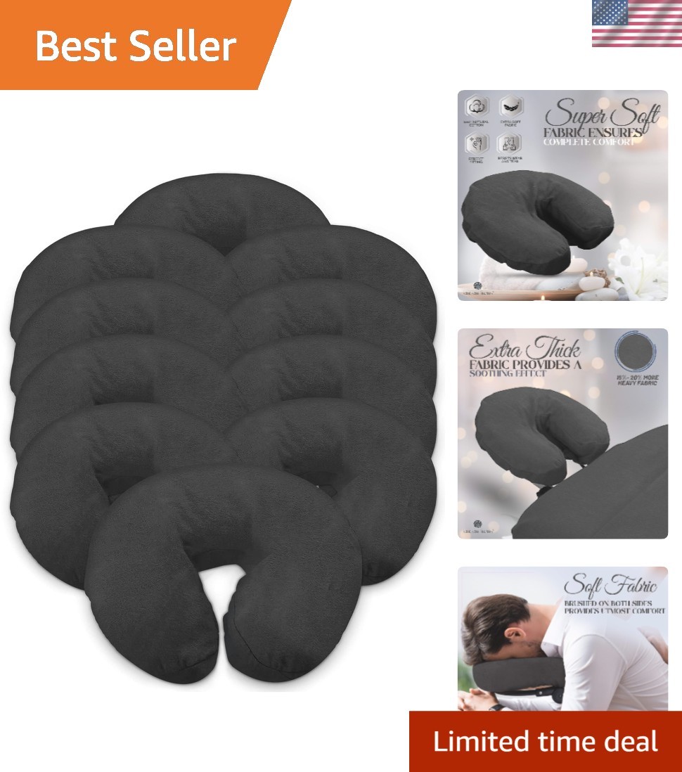 Generous Size Pack of 10 Flannel Massage Table Covers - Comfort Meets Quality