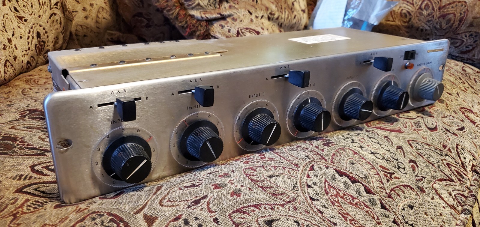 AMPEX AM-10  6 channel studio mixer, clean
