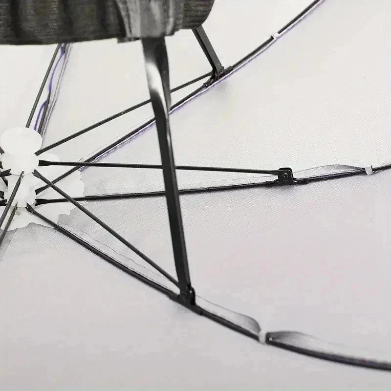 Hands Free Head Umbrella Folding Sunshade Hat Windproof