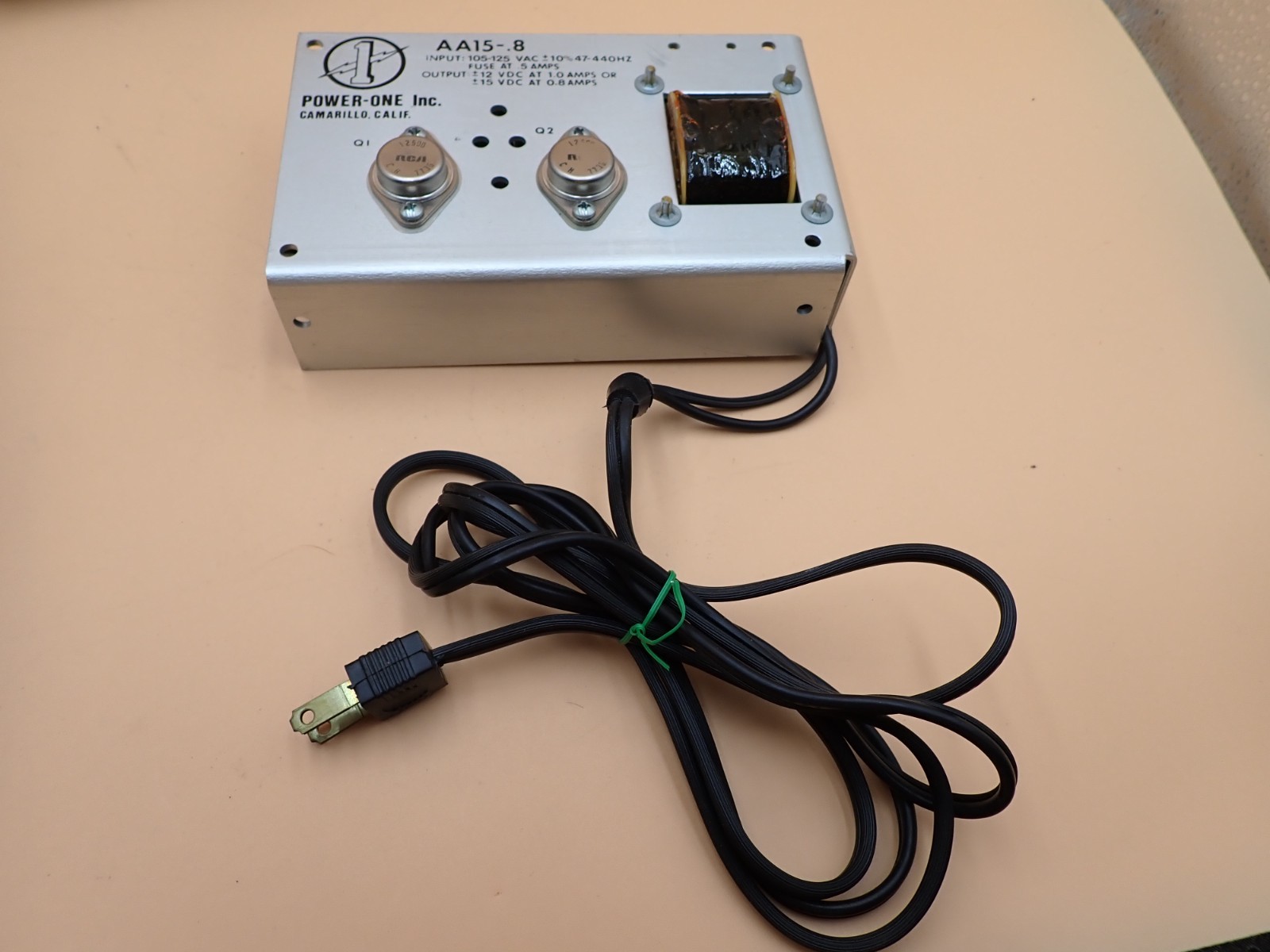 POWER-ONE AA15-.8 USED POWER SUPPLY AA158