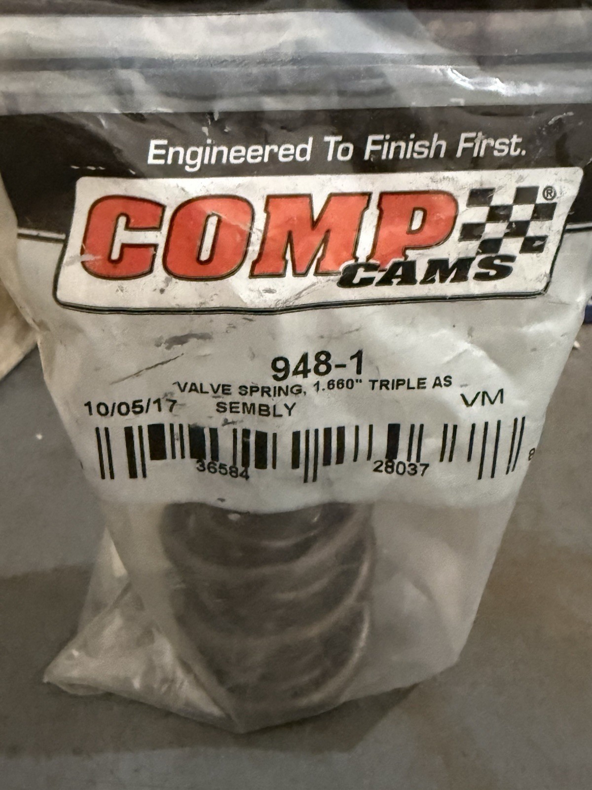 COMP Cams 948-1 Elite Race Triple Valve Spring 1.660” NEW SINGLE