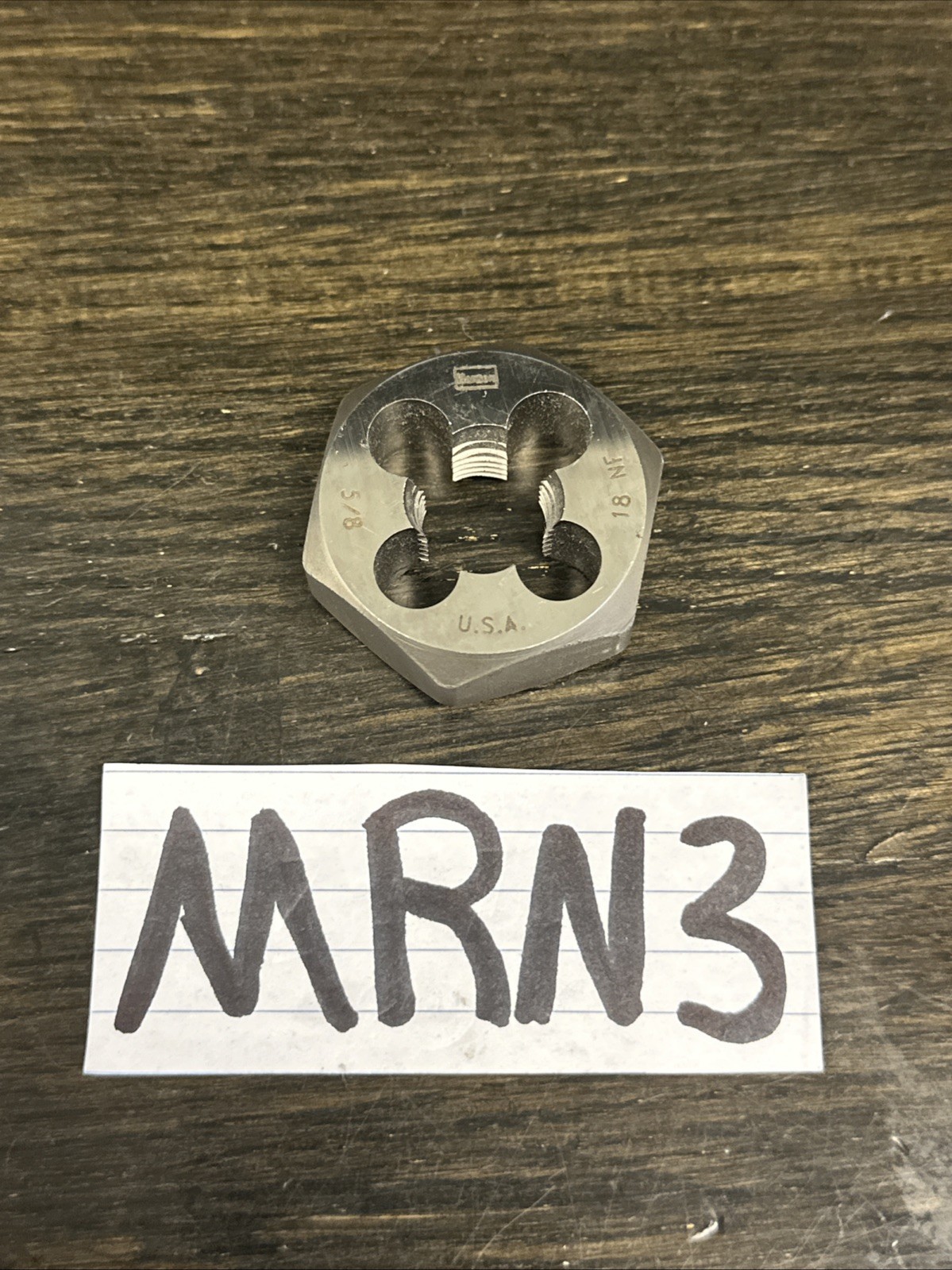 Hanson 5/8"-18 NF Hand Threading Die - Made in the USA