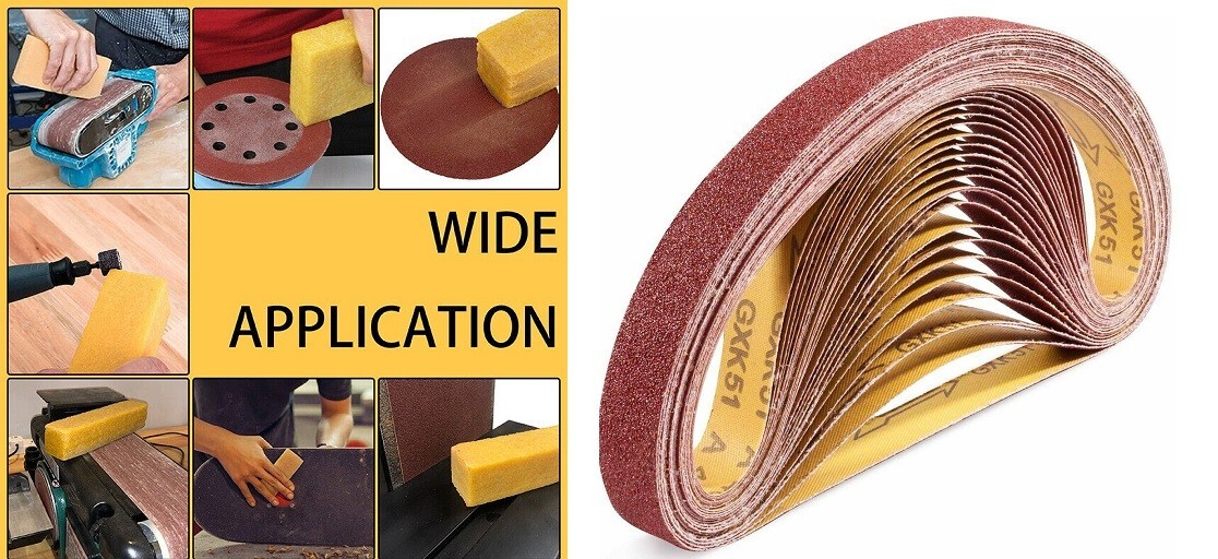 Pipe Tube Polisher 20 PCS Grit 36 sanding belt & Rubber Cleaning Eraser Stick