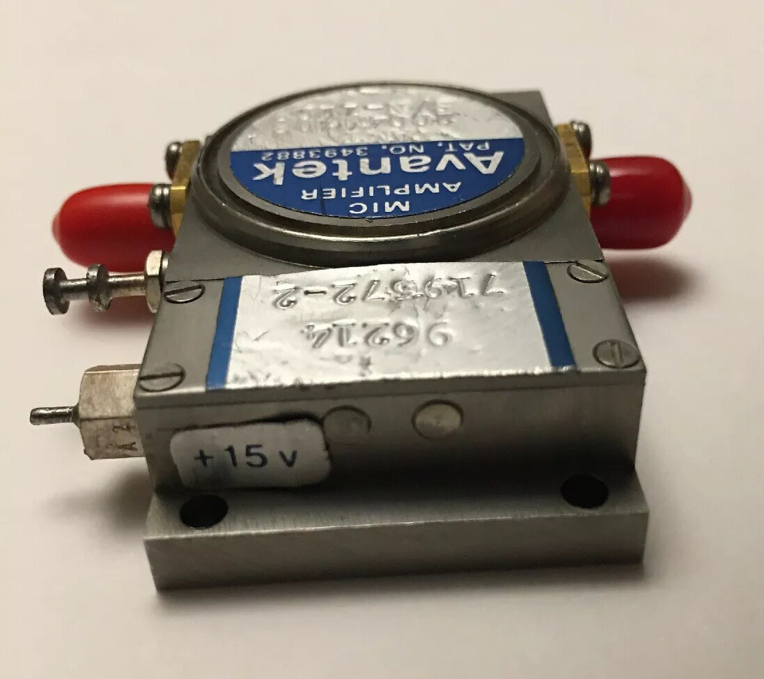 AVANTEK MIC SOLID STATE AMPLIFIER MODEL AMT 2004M/08. MICROWAVE PART.