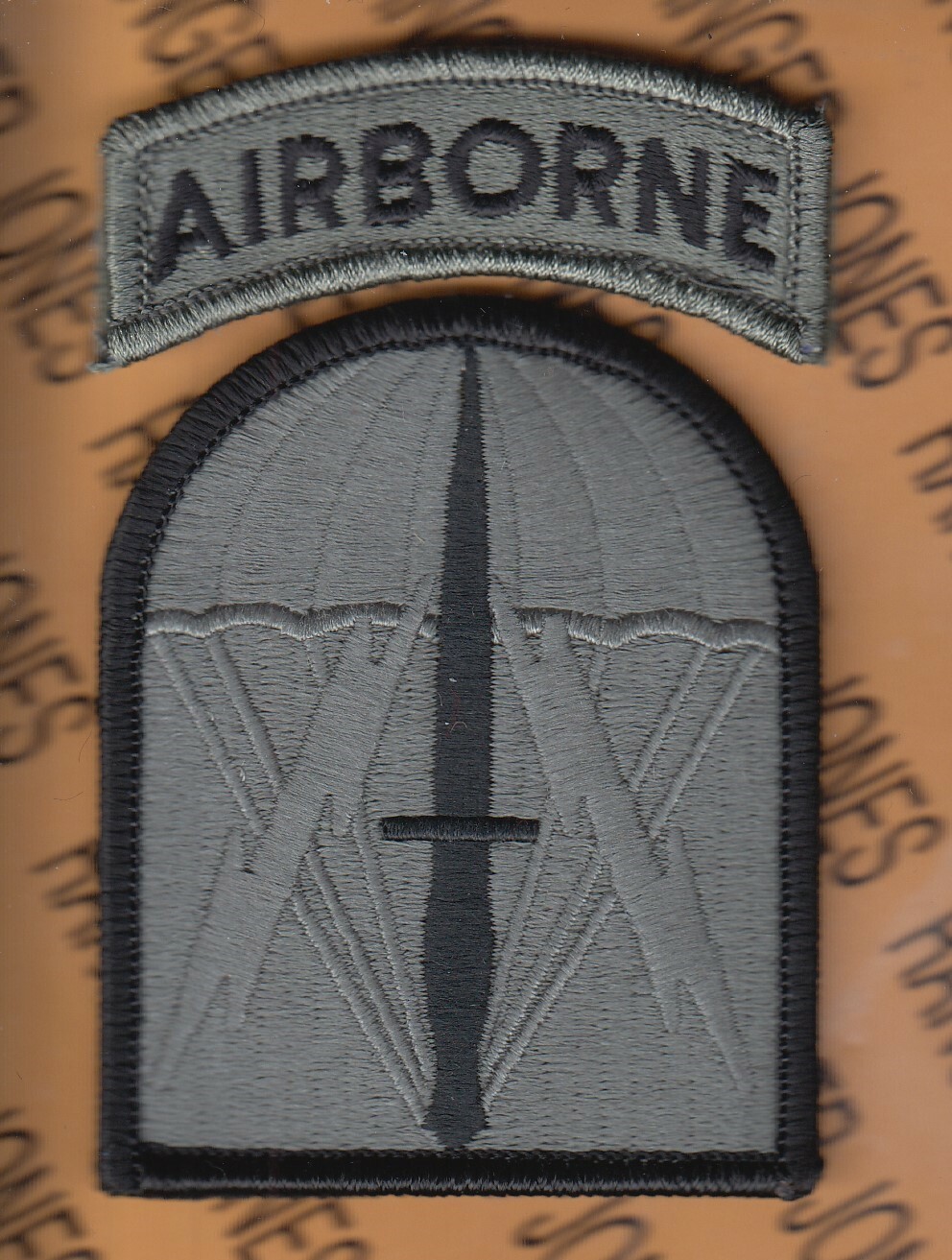 US Army 528th Special Operations Sustainment Bde Airborne ACU w/ Hook 4" patch