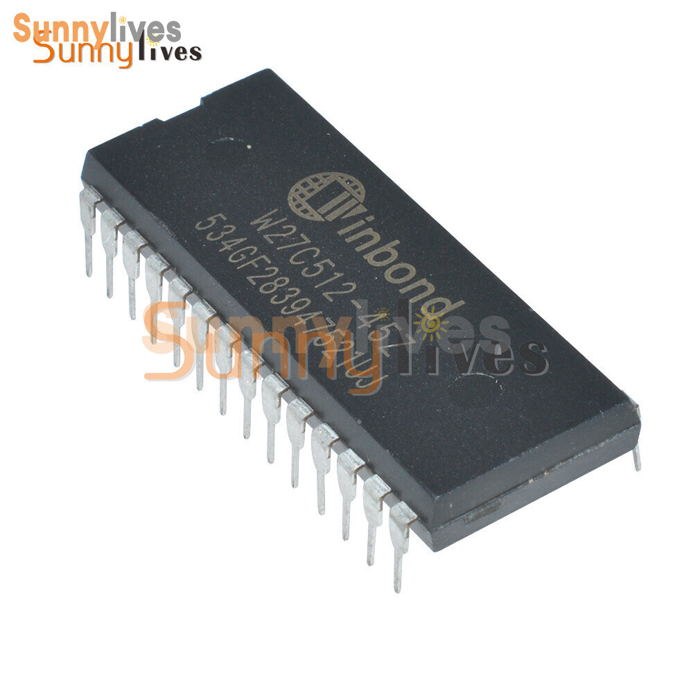 10PCS W27C512-45Z W27C512 IC DIP EEPROM 512KBIT 45NS Winbond EEPROMs.