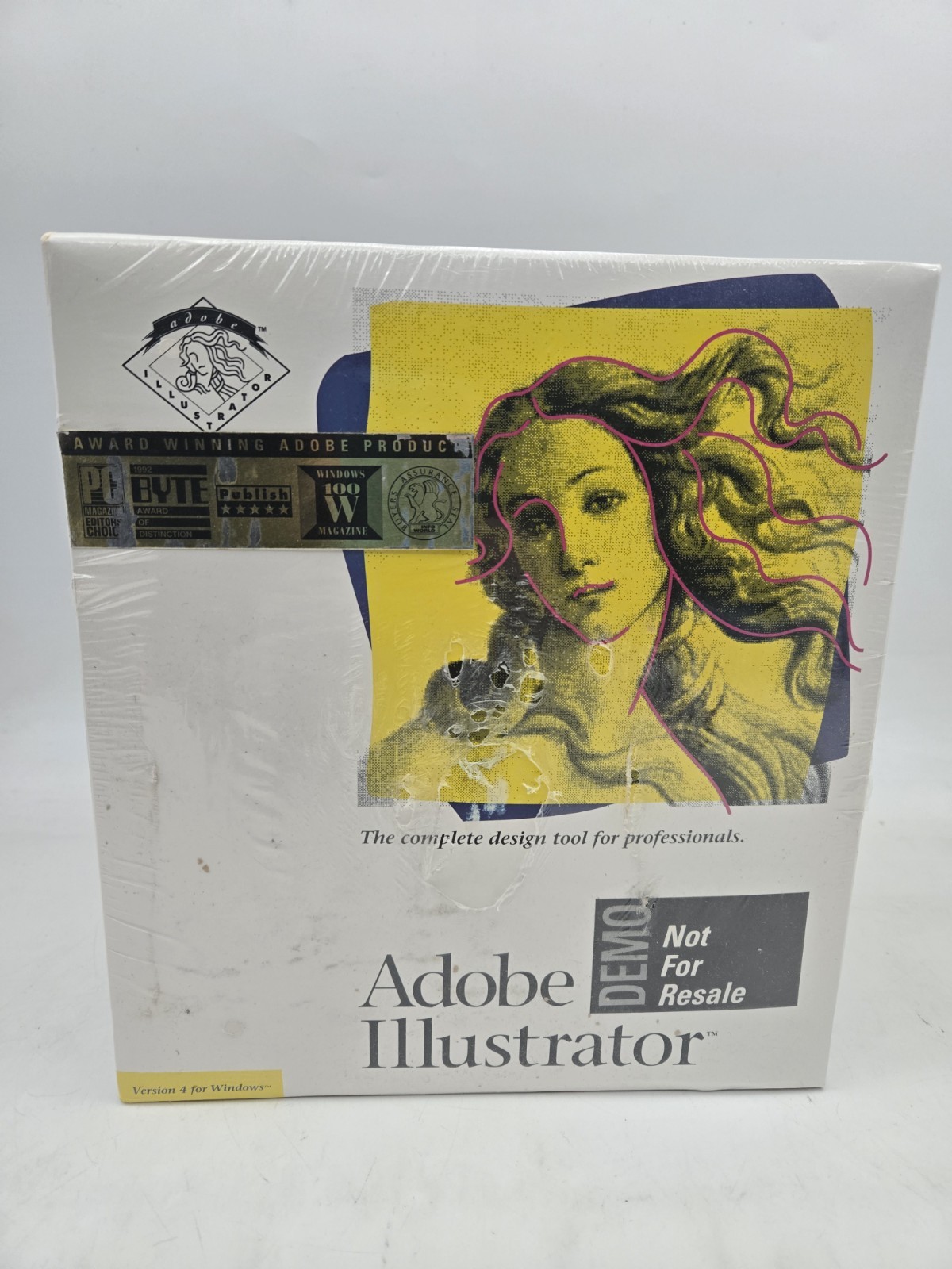 Adobe Illustrator 4 4.0 Vintage Version Of Adobe Vector Graphics Software New