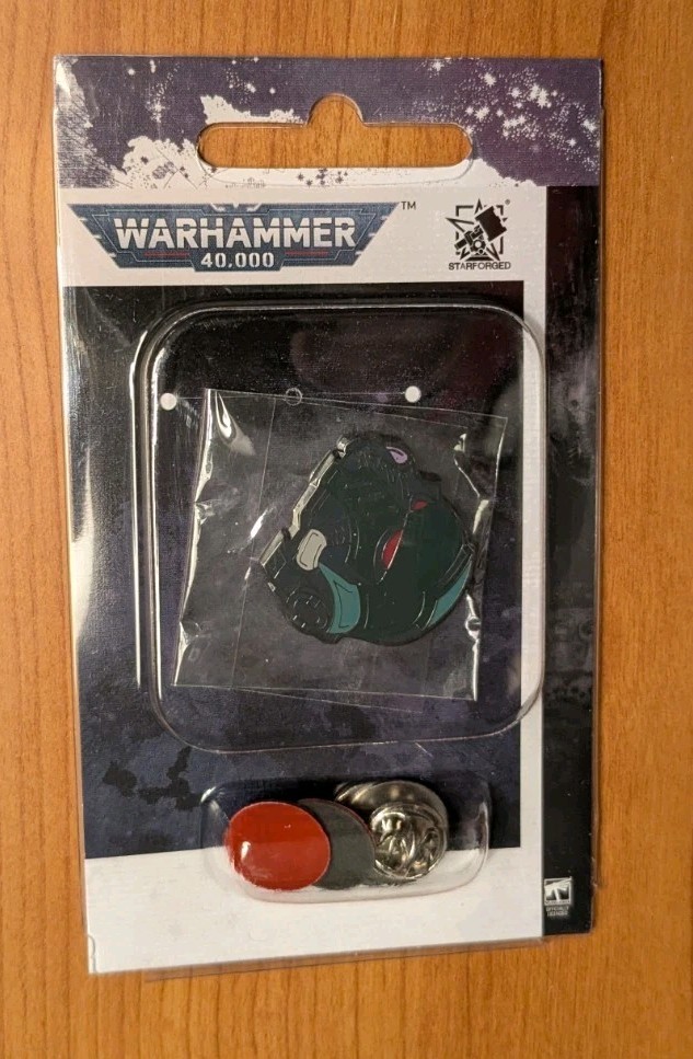 Dark Angels primaris space marine helmet pin badge/magnet warhammer 40k