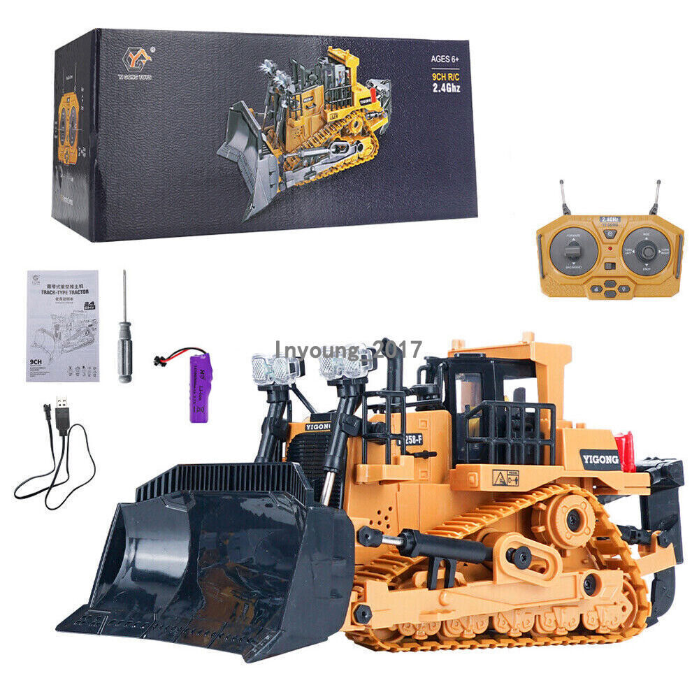 1:20 Remote Control Bulldozer 2.4GHz RC Bulldozer Truck Toys for Boys Kids Gifts
