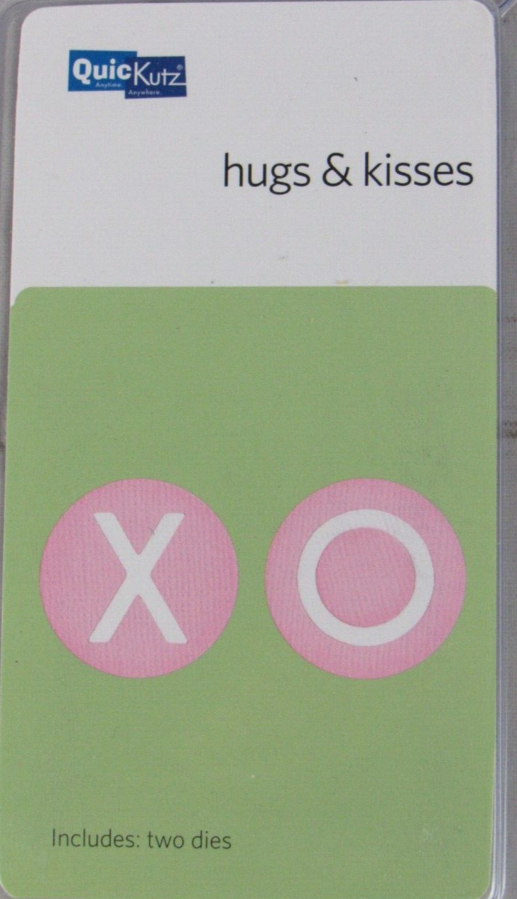 QuicKutz Hugs & Kisses 2x2, 2 Cutting Die Set KS-0791