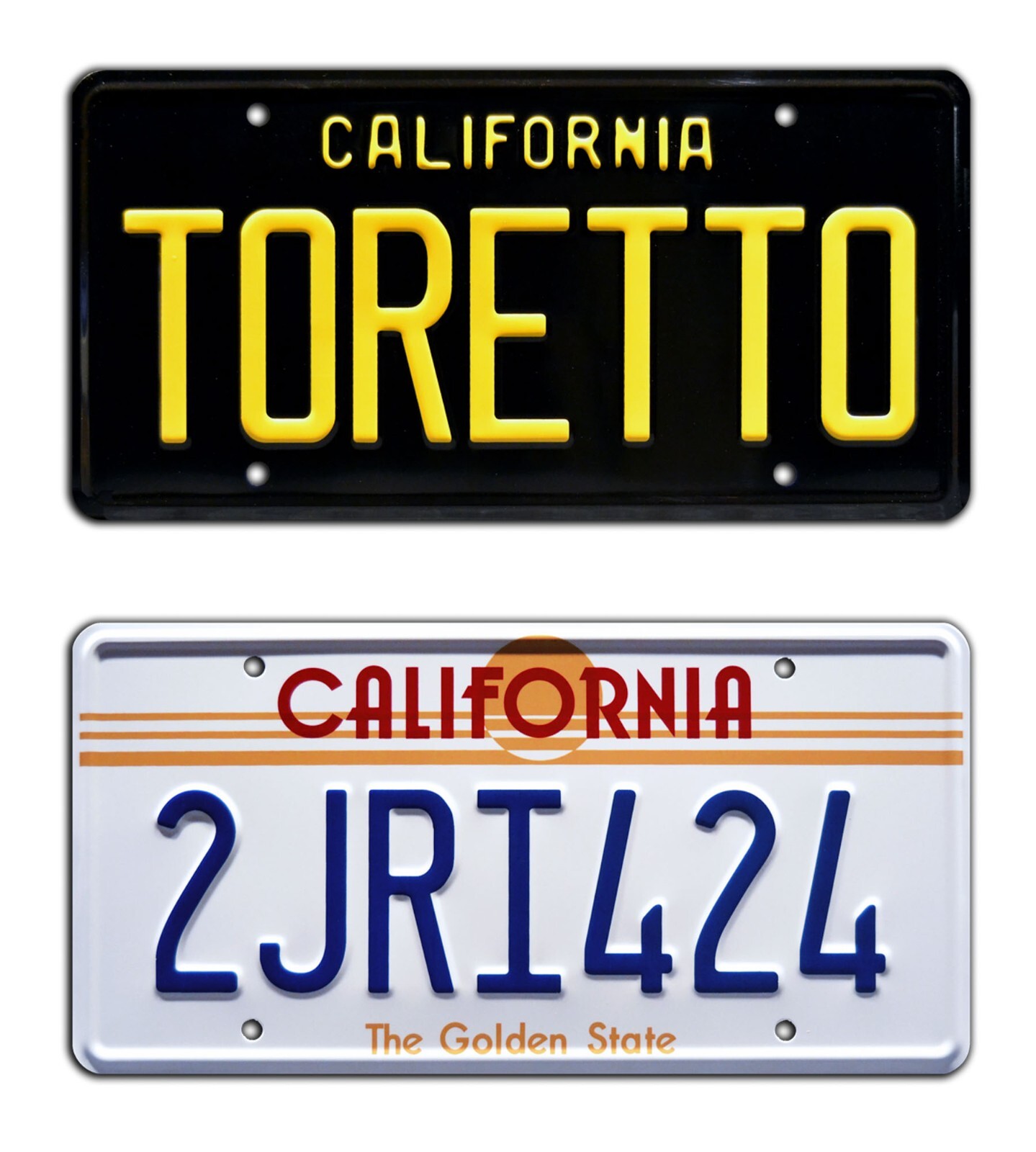 The Fast and the Furious | TORETTO | Metal Stamped Replica Prop License Plates