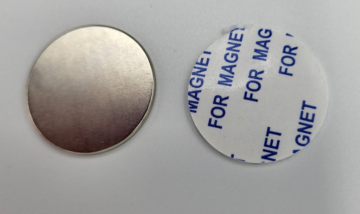 10pcs Neodymium Magnets 30x1.5mm disc Permanent Magnet with Sticky 30x1.5 N35
