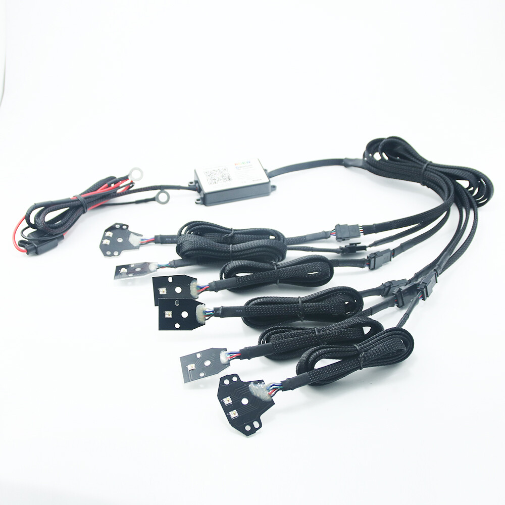 For 2015-23 Dodge Charger Bluetooth APP RGBW Multi-Color LED DRL Board Headlight