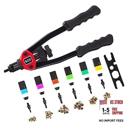 13" Rivet nut Tool Nut/Thread Hand Riveter Blind Rivet Kit M5 M6 M8 SAE 10