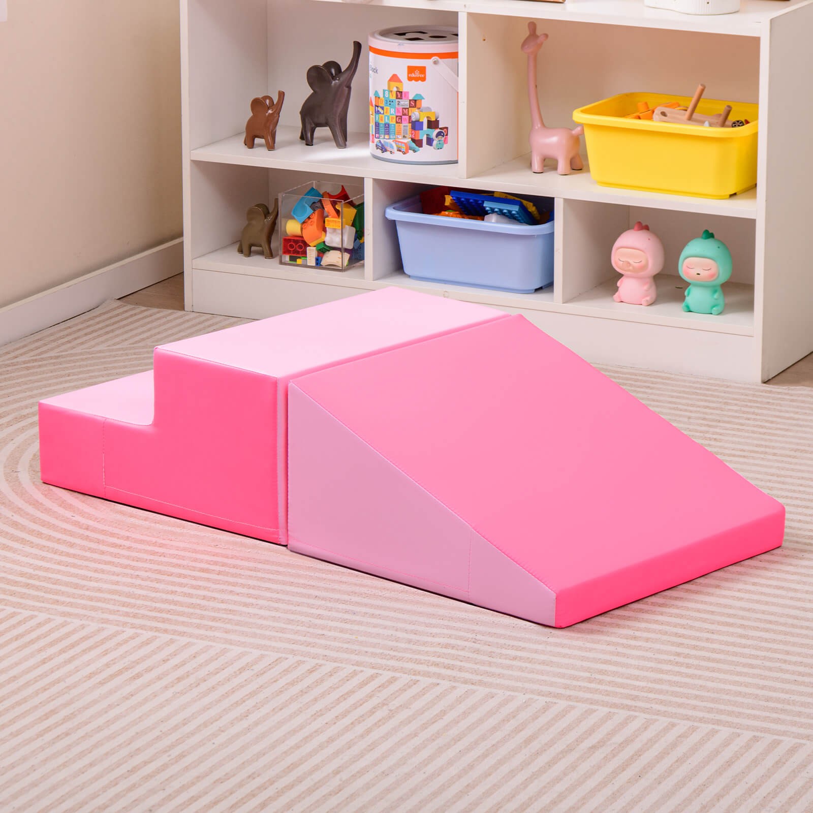 Step and Slide Climber for Infants and Toddlers Baby Soft Foam Structure Blocks