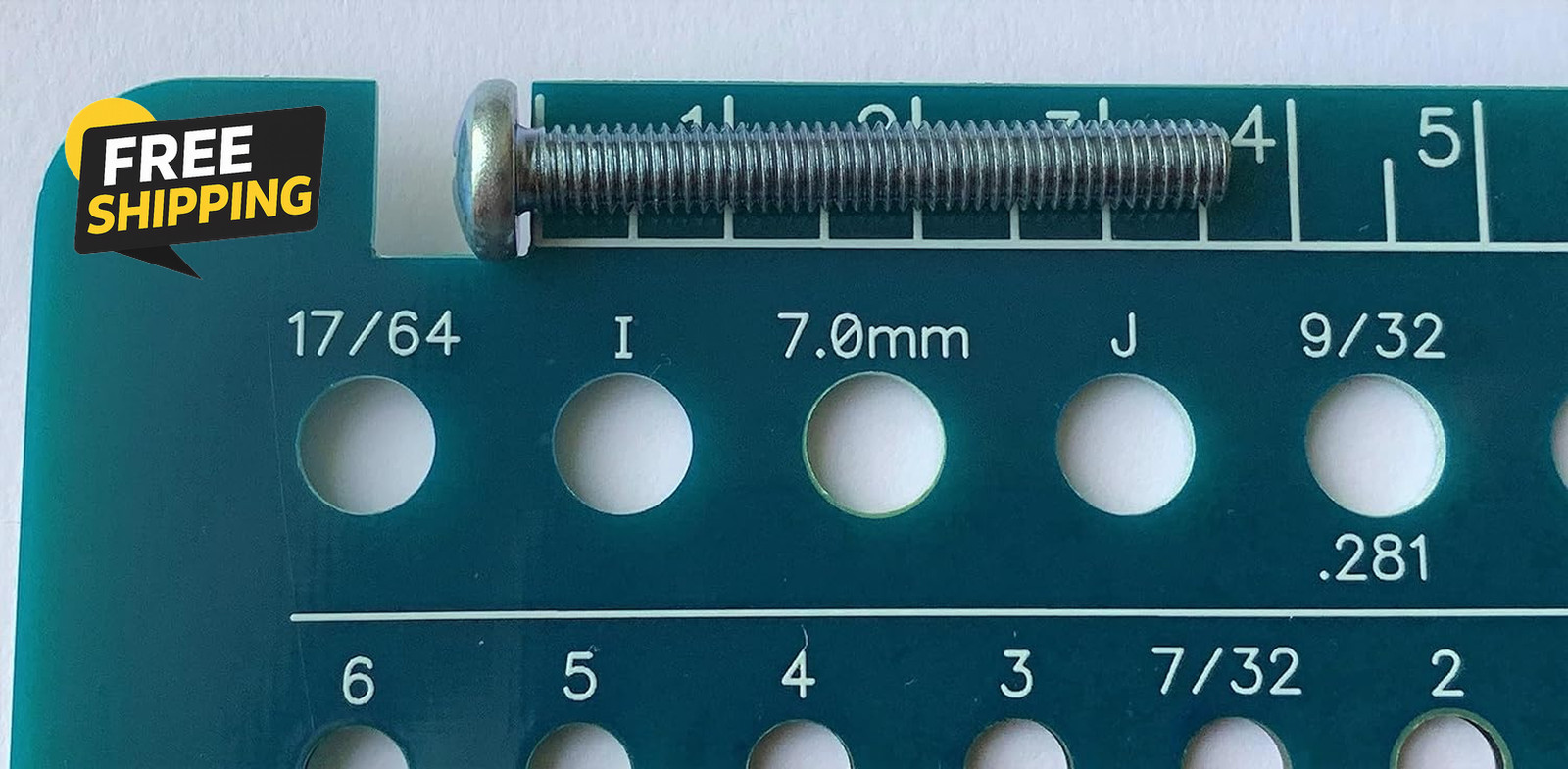 Holistic Drill Bit Gauge - 3 Drill Bit Gauges in One