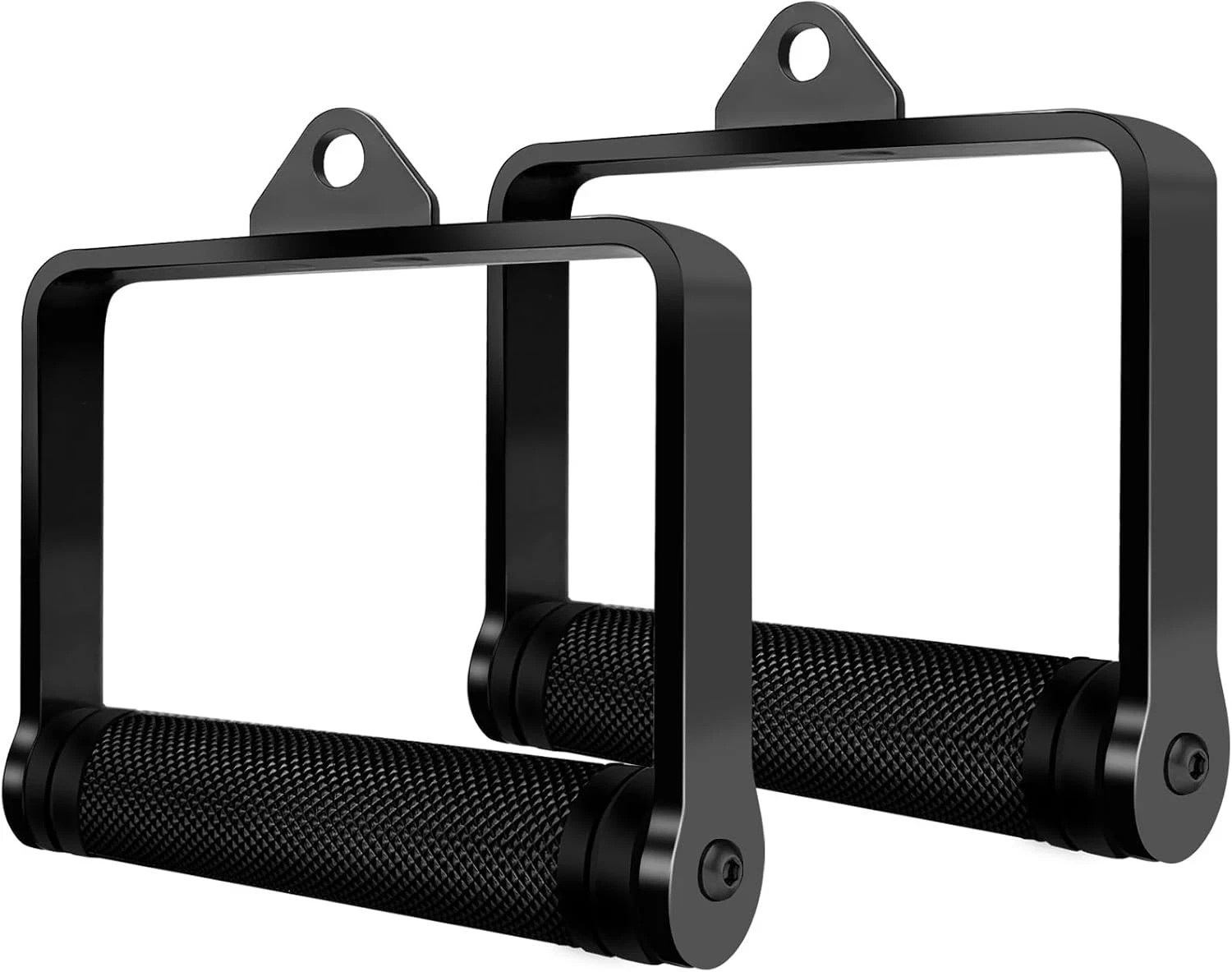 D Handle Cable Machine Attachment for Weight Workout LAT Pull Down Attachment...