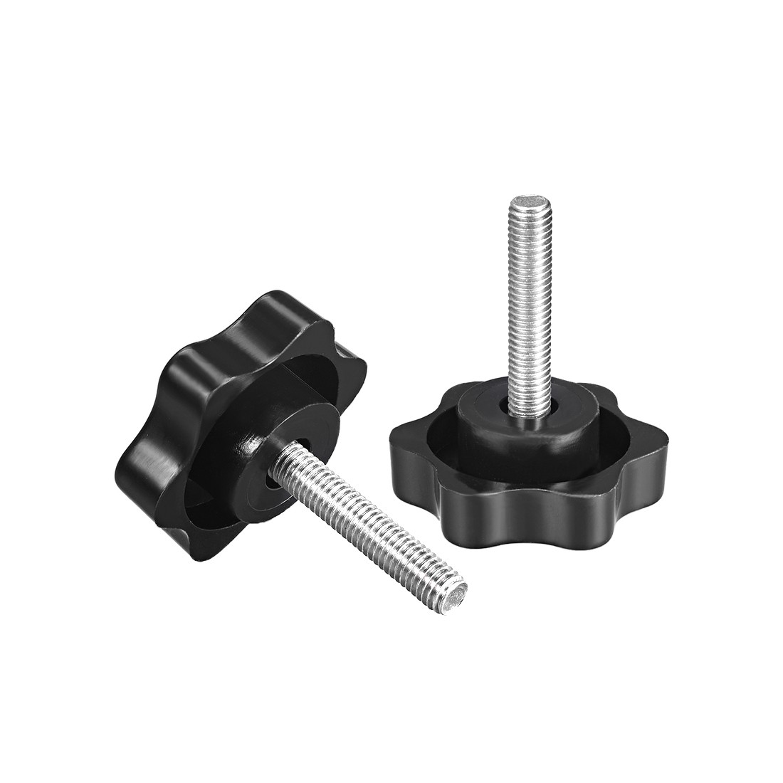 M5 ×25mm Male Threaded Star Screw Knobs Lock Handle 4pcs