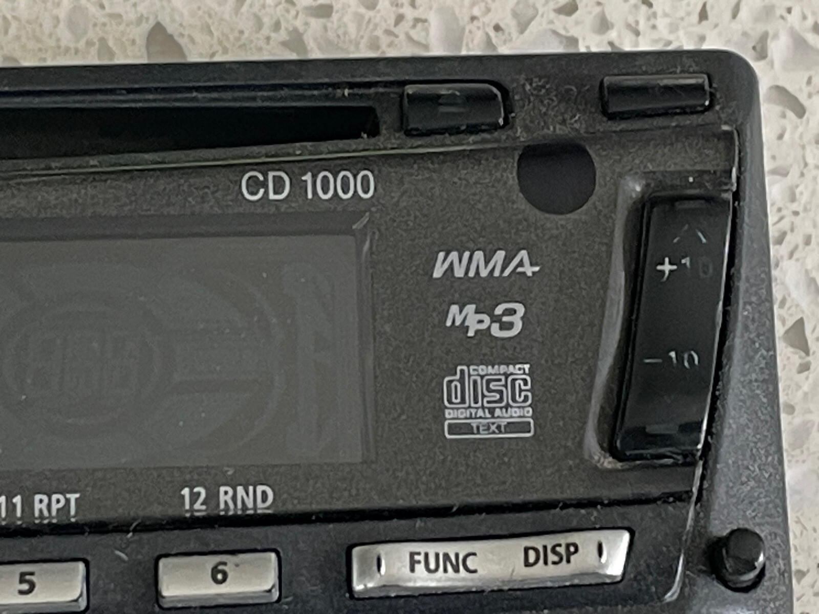 ECLIPSE CD1000 CAR STEREO FACEPLATE ONLY ECLIPSE CD1000 FACEPLATE OEM🟠
