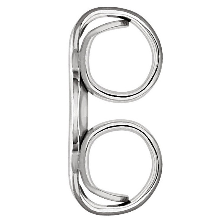1 Pair Platinum 950 Medium Weight Earring Backing Earnut