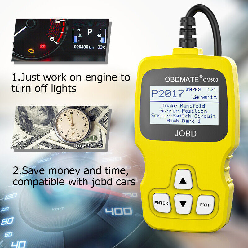 Car OBD2 Code Reader Diagnostic Tool for Toyota/Honda/Nissan/Suzuki Engine Check