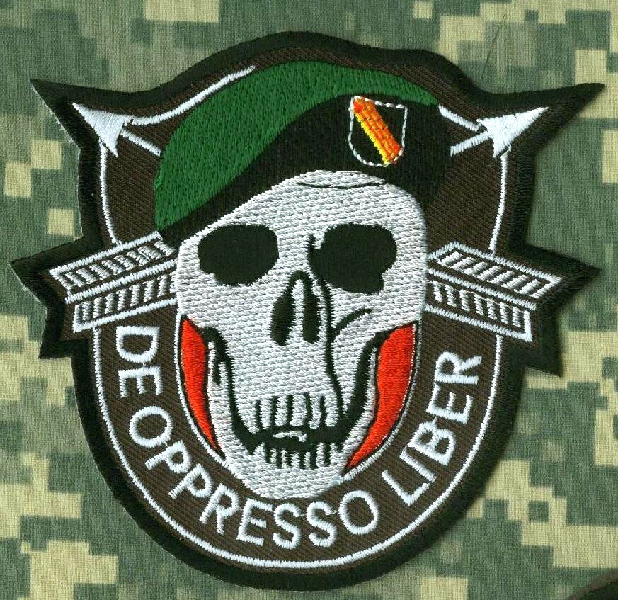 ISAF JOINT SP OPS TASK FORCE JSOTF-A iron-on 5" JTF PATCH: USN Skull/Cross-Bones