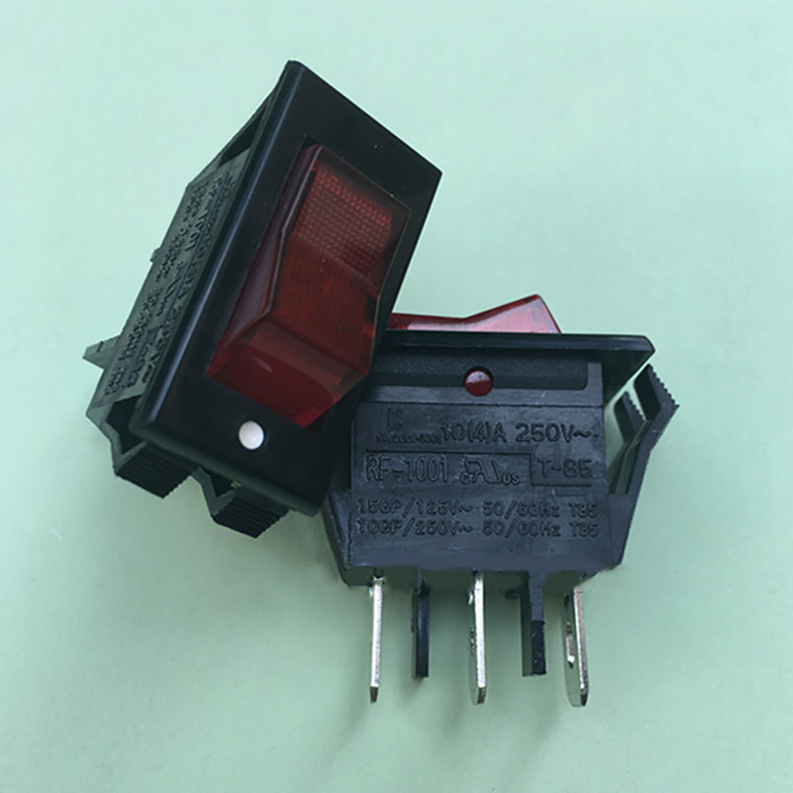 Replacement RF-1001 Rocker Switch 3 Pins 2 Positions 10A 250VAC For RONG FENG