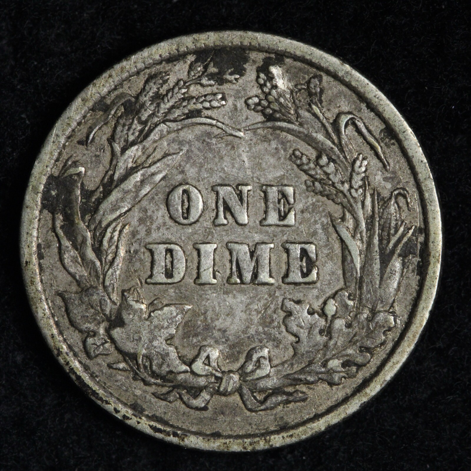 1898 Barber Silver Dime CHOICE XF E168 SNM