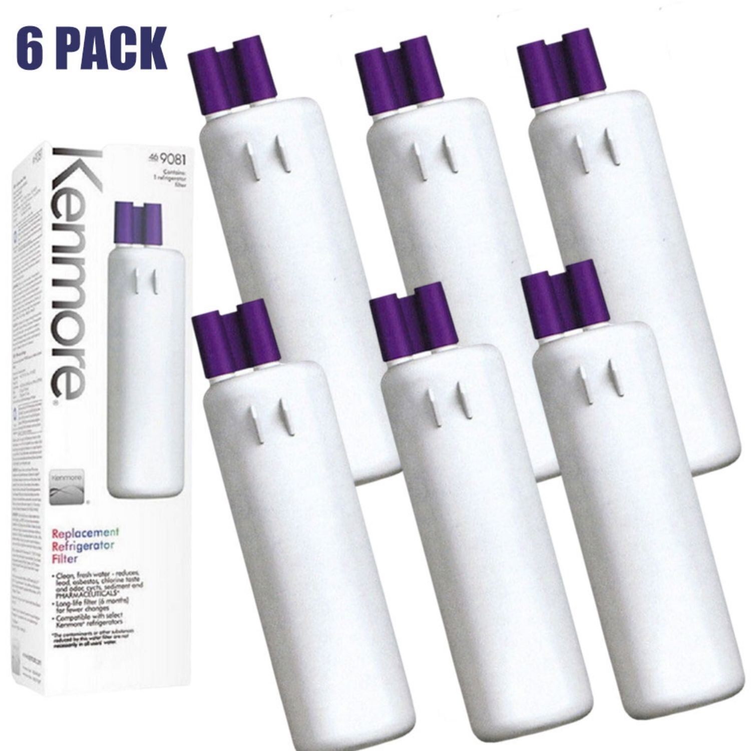 6 pack kenmore 9081 refrigerator water filter Fit for 46-9930