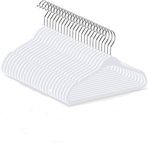 Baby Velvet Hangers, 50 Pack Children's Clothes Hangers Non-Slip Kids. S10