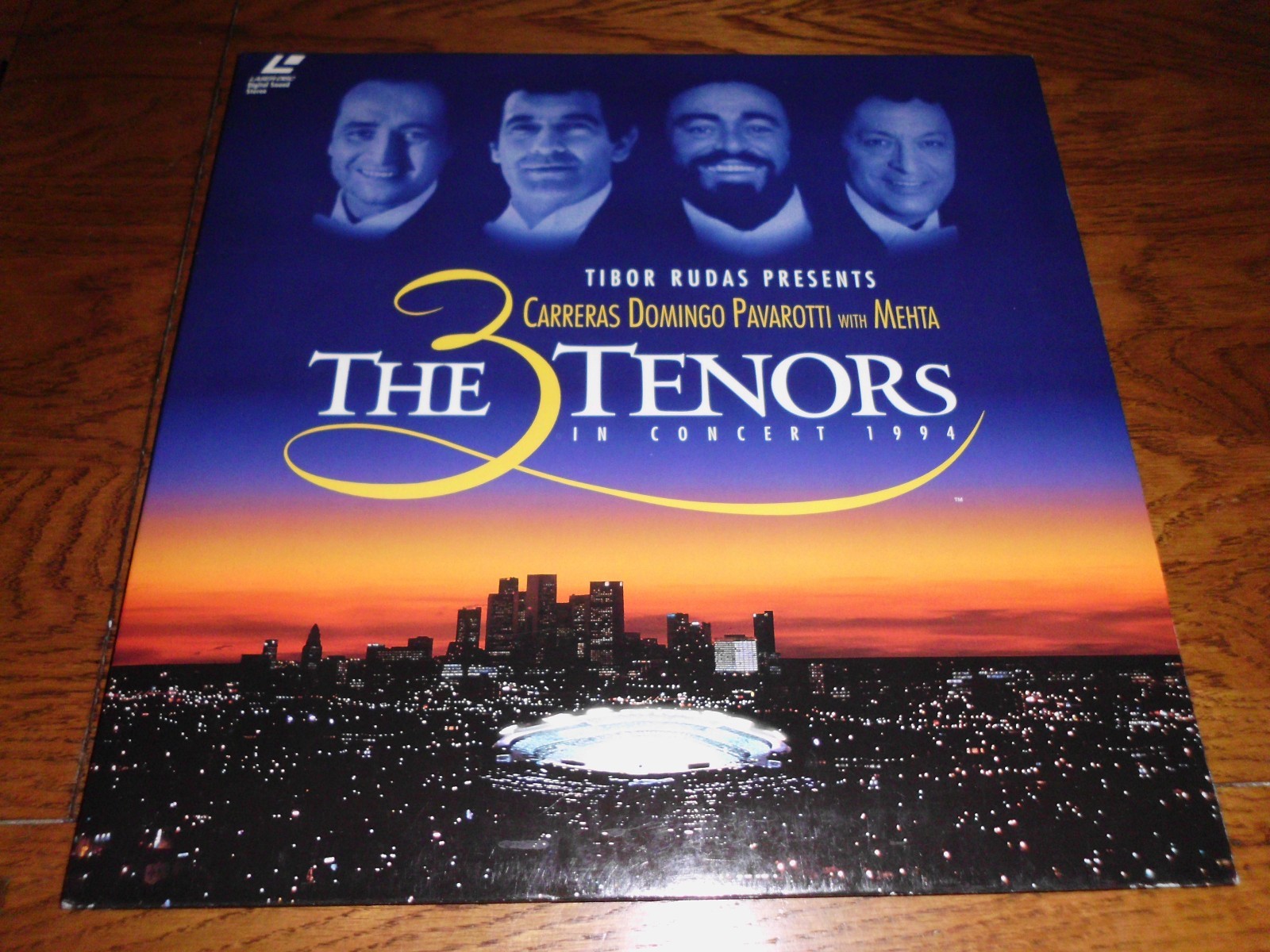The 3 Tenors Laserdisc LD Warner Bros 1994 Pavatotti Carreras Domingo